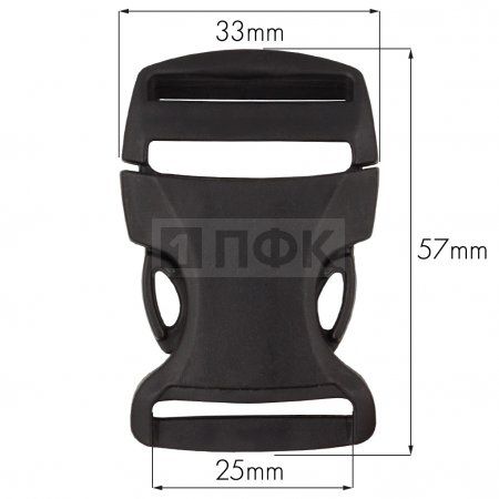 Фастекс БФ-25 (защелка-трезубец) ПП 25мм цв черный (уп 100шт) Фастекс БФ-25 (защелка-трезубец) ПП 25мм цв черный (уп 100шт)