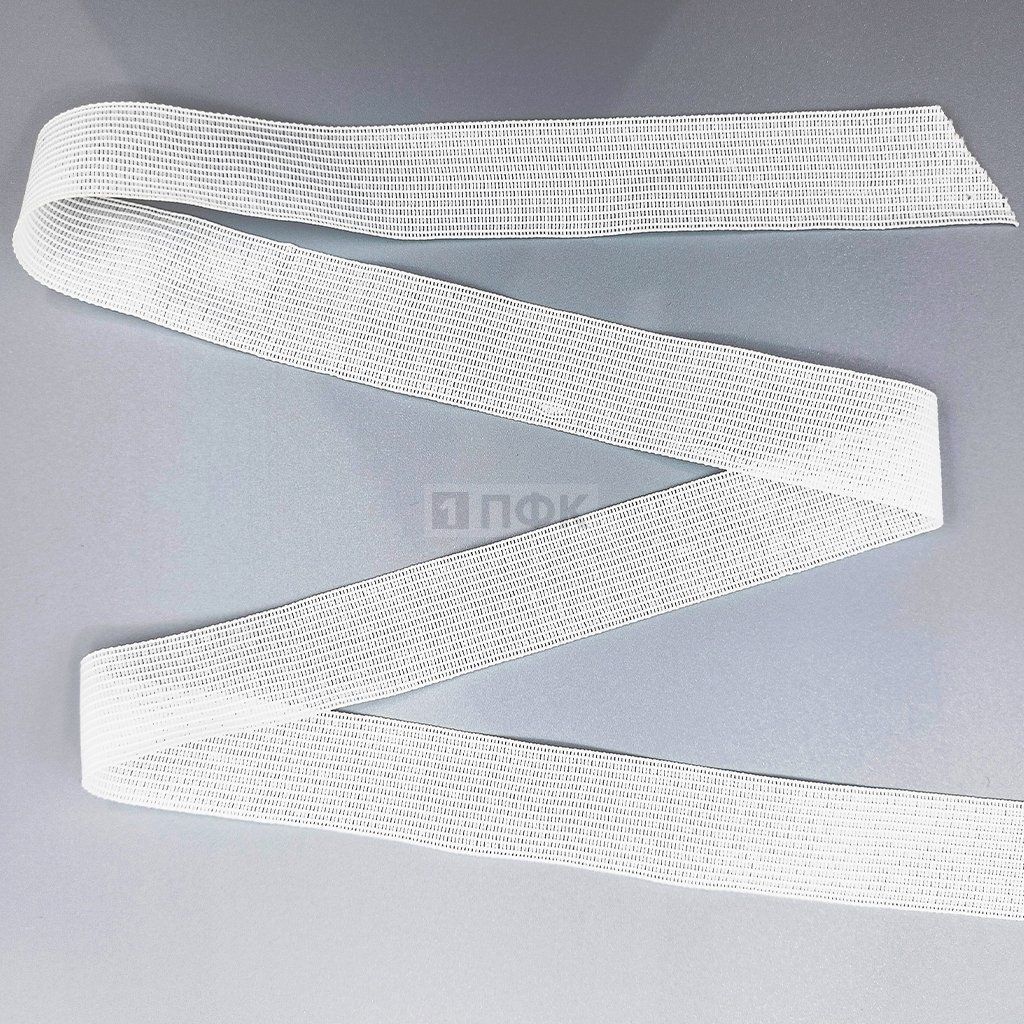 Лента (тесьма) окантовочная 32мм 3 гр цв белый (уп 100м/1000м) — ПФКР Лента (тесьма) окантовочная 32мм 3 гр цв белый (уп 100м/1000м)