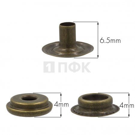 3 Части кнопки для одежды 15мм №61 нерж цв антик (уп 720шт) NEW STAR 3 Части кнопки для одежды 15мм №61 нерж цв антик (уп 720шт) NEW STAR