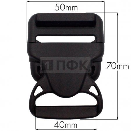 Фастекс НФ-40 (защелка-трезубец) ПА 40мм цв черный (уп 1000шт) Фастекс НФ-40 (защелка-трезубец) ПА 40мм цв черный (уп 1000шт)