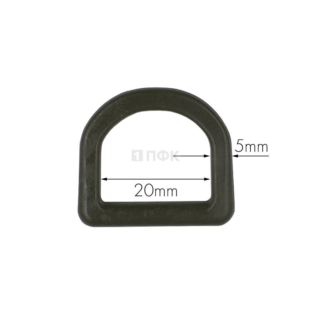 Полукольцо ПК-20 ПП 20мм цв хаки (уп 1000шт) — ПФКР Полукольцо ПК-20 ПП 20мм цв хаки (уп 1000шт)