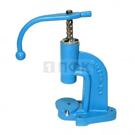 Пресс механический поворотный D-1 для обтяжки пуговиц Mikron Пресс механический поворотный D-1 для обтяжки пуговиц Mikron