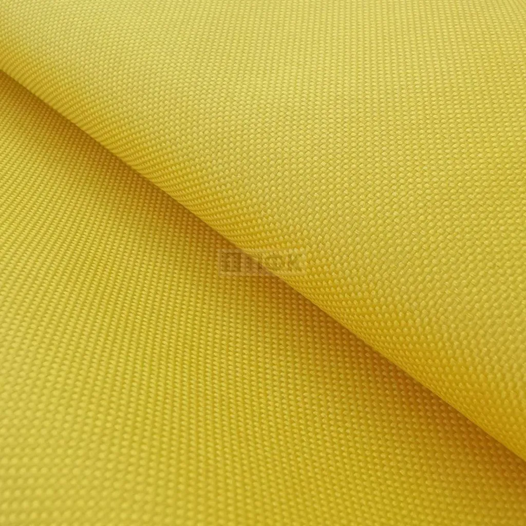 Ткань Oxford 600D PVC 350гр/м2 шир 150см цв 111 желтый (рул 50м)