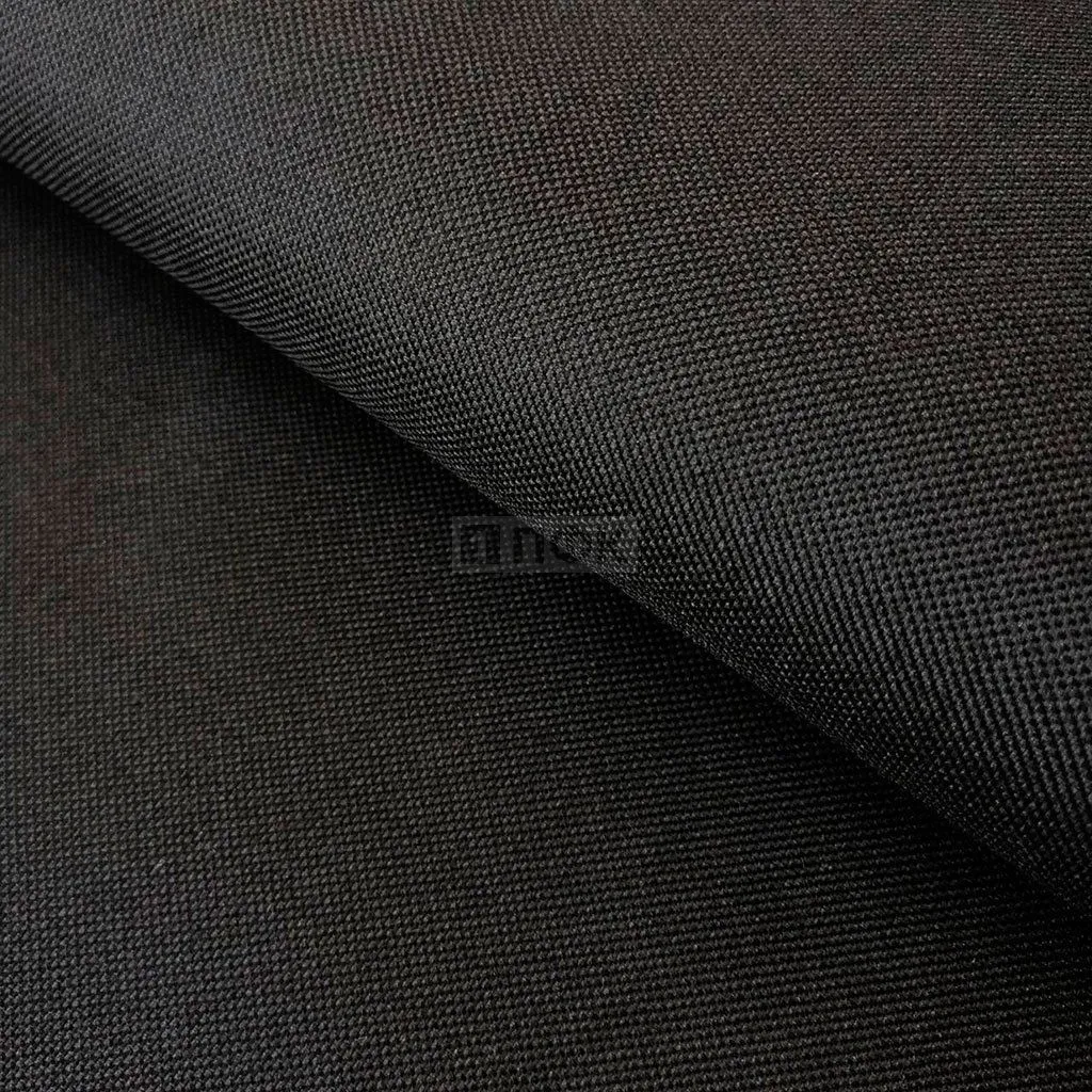 Ткань Oxford 420D PVC 320гр/м2 шир 150см цв 322 черный (рул 100м)